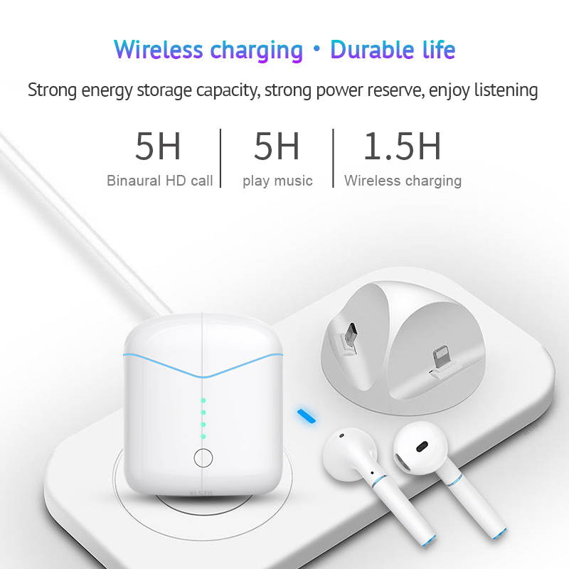 CORN  P16 TWS Bluetooth 5.0 Wireless Headphones 4D Sound Stereo Earphones Wireless Charging Earbuds With Pop-up For Smart Phone