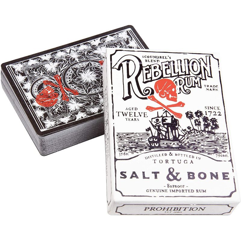 Ellusionist Salt and Bone Rebellion Rum Playing Cards Deck, Pirate Theme