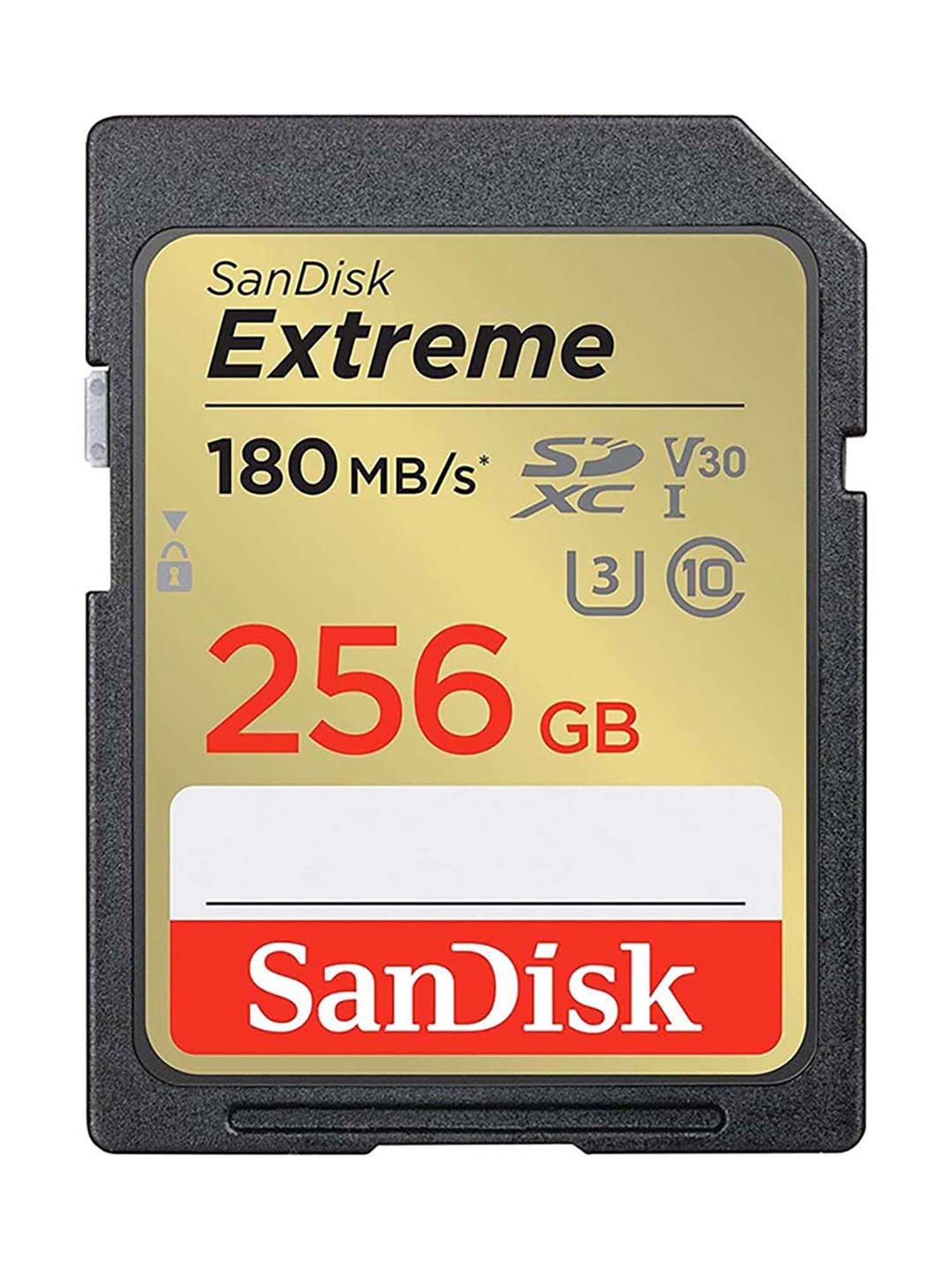 SanDisk Extreme SD UHS I 256GB Card for DSLR and Mirrorless Cameras (Black)