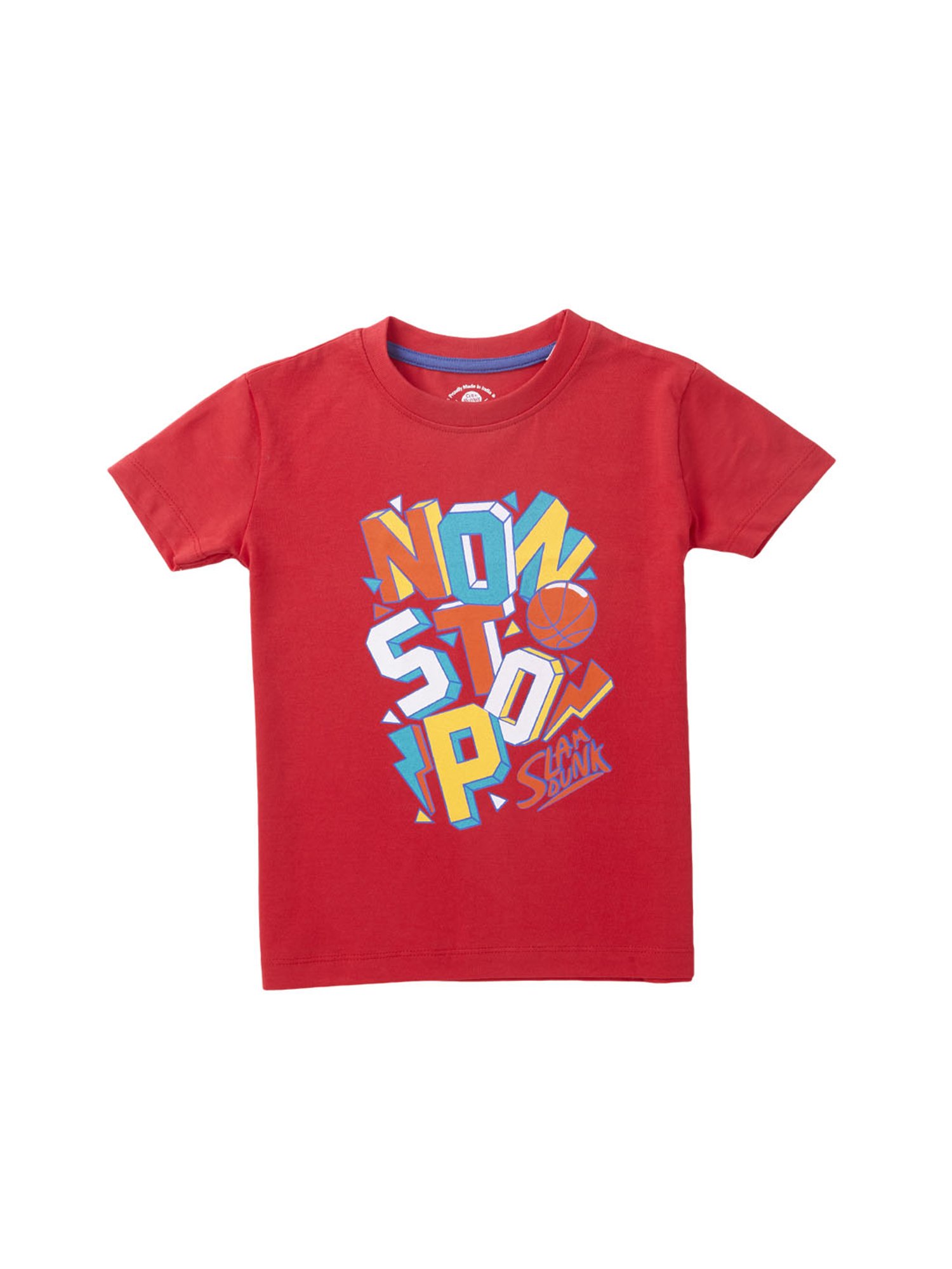 Cub McPaws Kids Multicolor Printed  T-Shirts