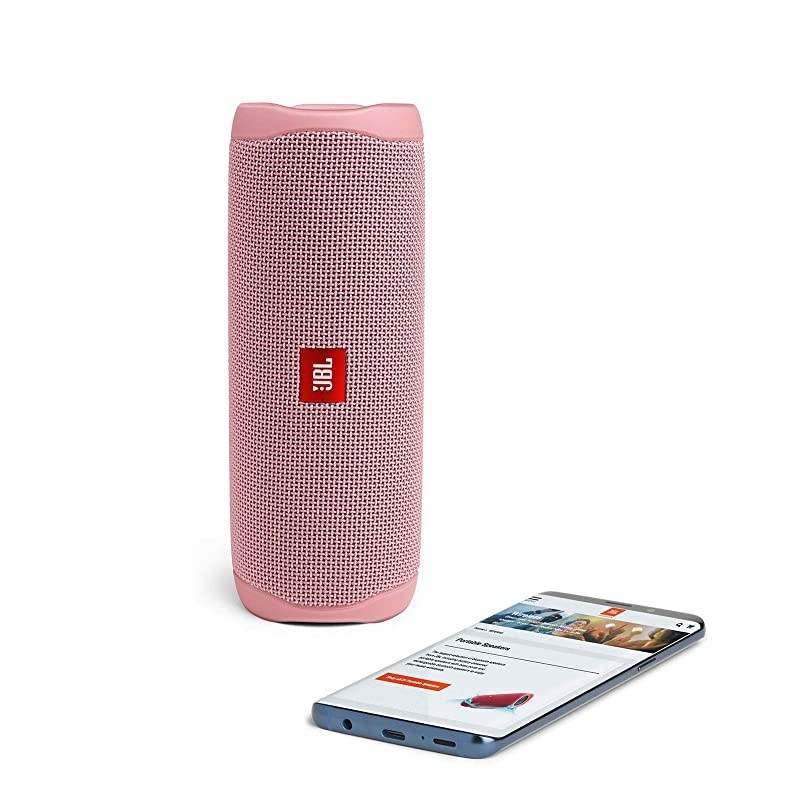 FLIP 5 Waterproof Portable Bluetooth Speaker - Pink (Renewed)