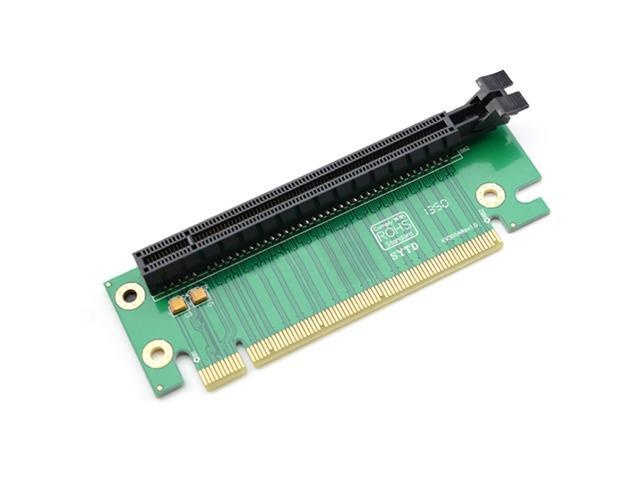 1 Unit - PCI Express (PCIe) 16x Adapter Riser Card 90 Degree For 1U 2U Server Chassis,Right Angle PCIe Adaptor PCI-E convertor Card