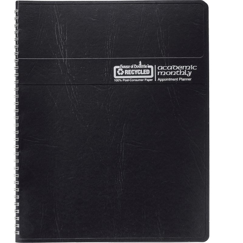 House of Doolittle 2020-2021 8.5 x 11 Academic Planner, Black 26502-21