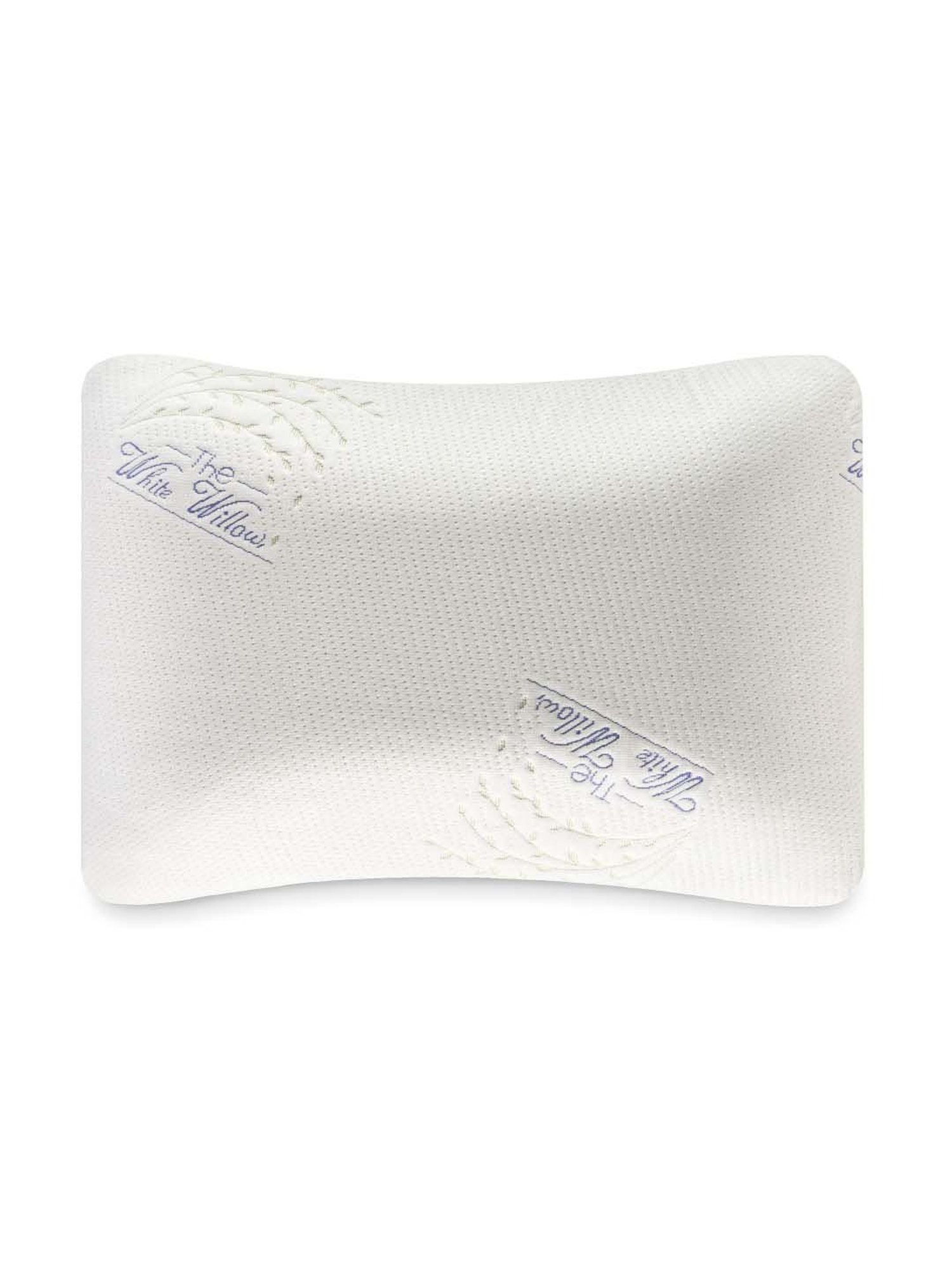 The White Willow Dual Sided Reversible Memory Foam Pillow - Set of 1