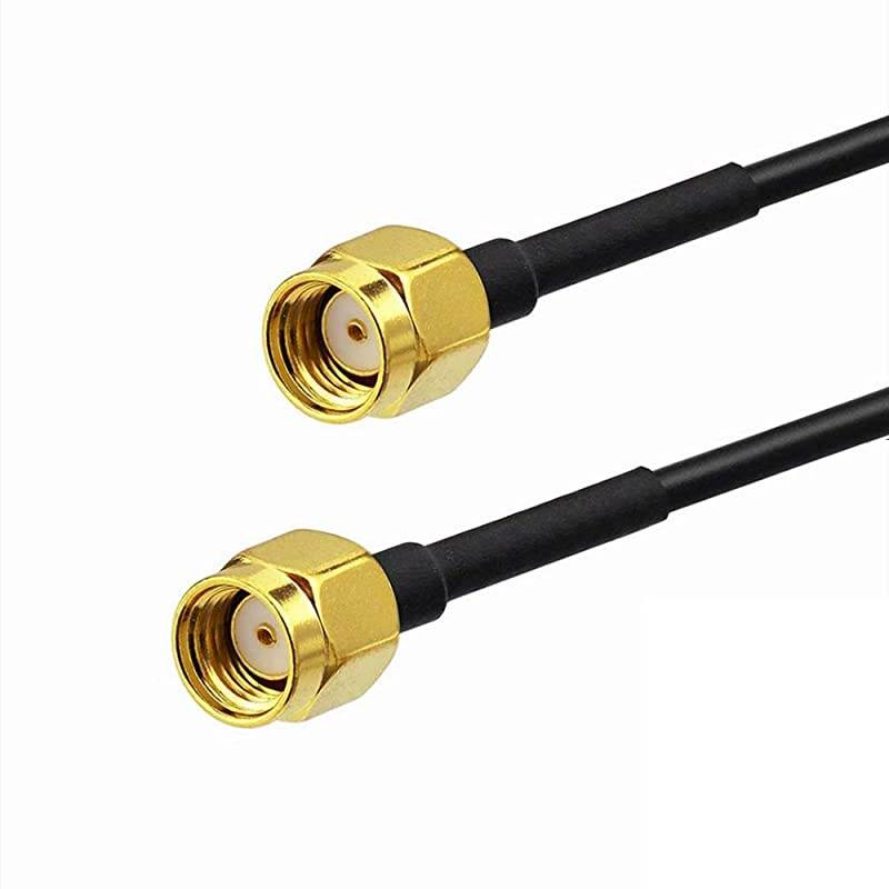 WiFi Antenna with Extension Cable 6.5Ft RP-SMA Male Connector, 2.4GHz/5GHz Band Antenna Magnetic Base for WiFi Wireless Router Mobile Hotspot Signal Enhancement