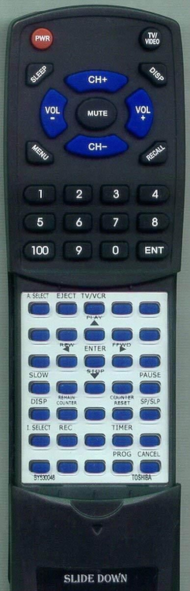 Replacement Remote Control for TOSHIBA W512, VC512T, VC513, W511, BY530048