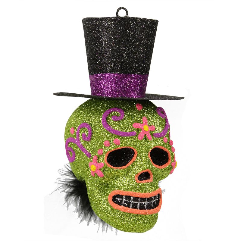 Northlight 3.5" Skeleton Skull Heads with Open Mouths Halloween Decorations 6ct - White/Gray