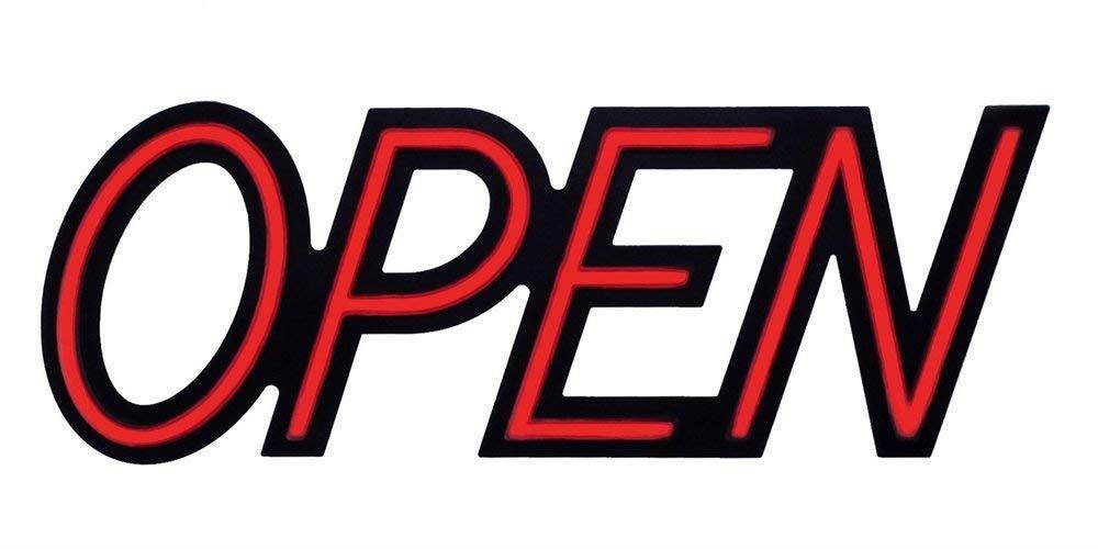 Optiva 20" Ultra Bright LED OPEN Sign