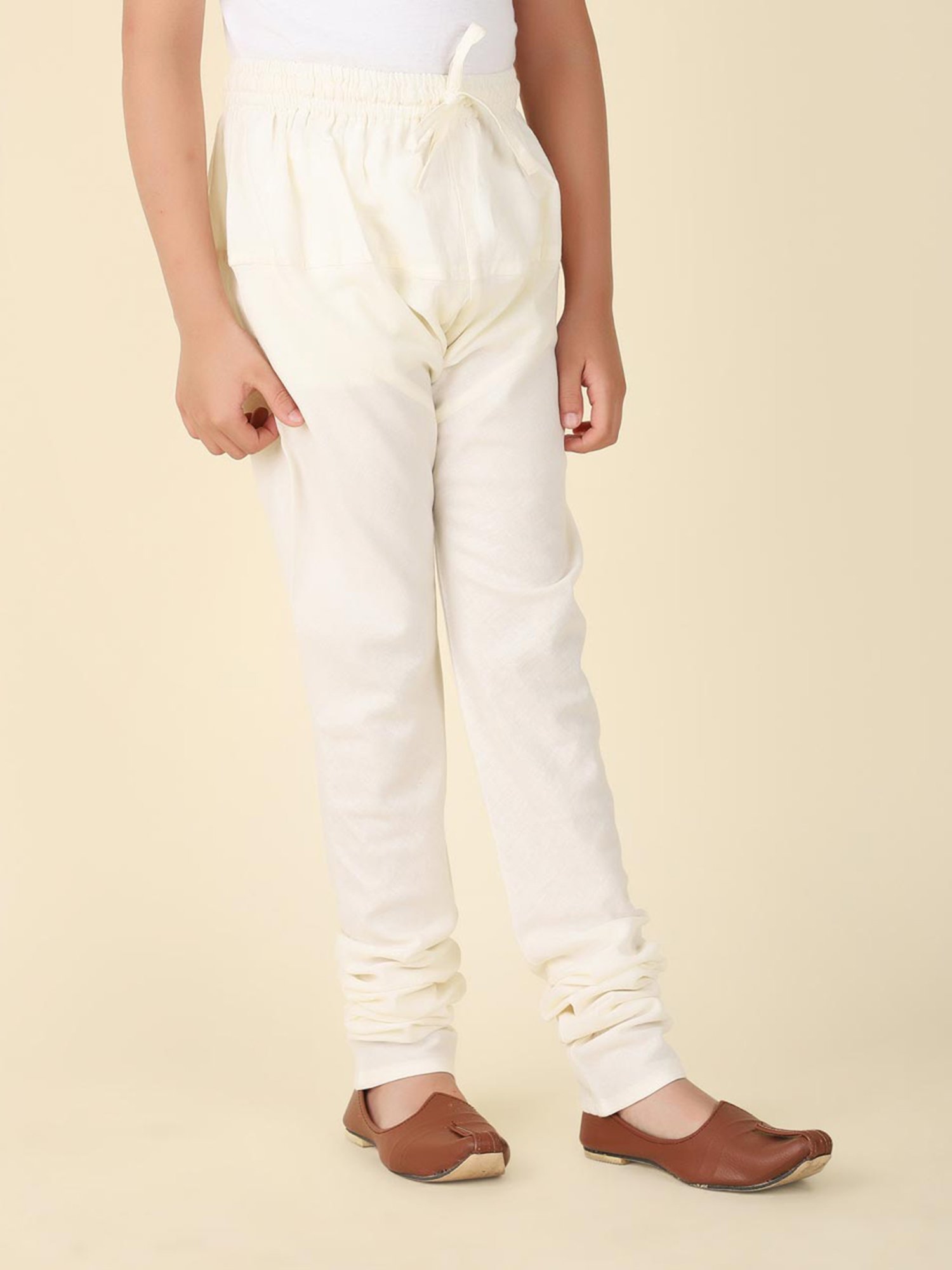 VASTRAMAY Kids Maroon Regular Fit Dhoti