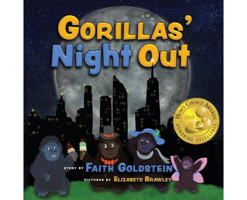 Gorillas' Night Out - by  Faith Goldstein (Paperback)