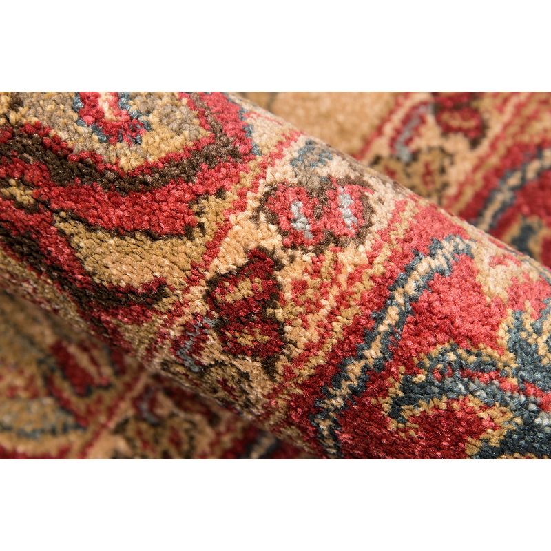 3'11"X5'7" Medallion Accent Rug Beige - Momeni