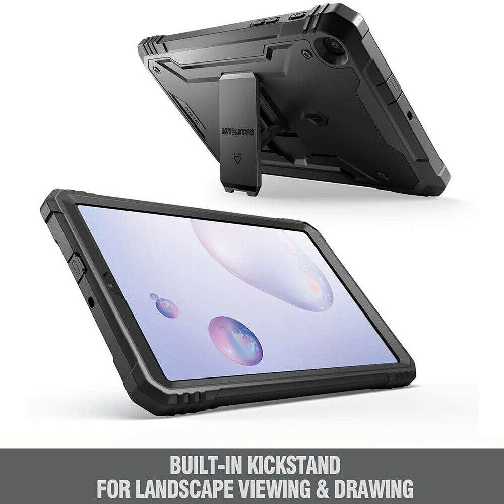 Poetic For Galaxy Tab A 8.4 2020 Tablet Case,Full Coverage Stand Cover Black