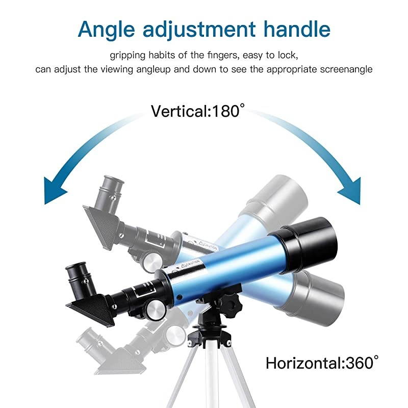 Astronomical Telescope for Kids 90X HD Zoom 36050mm Refractor with Tripod for Beginners Childrens  Small 2