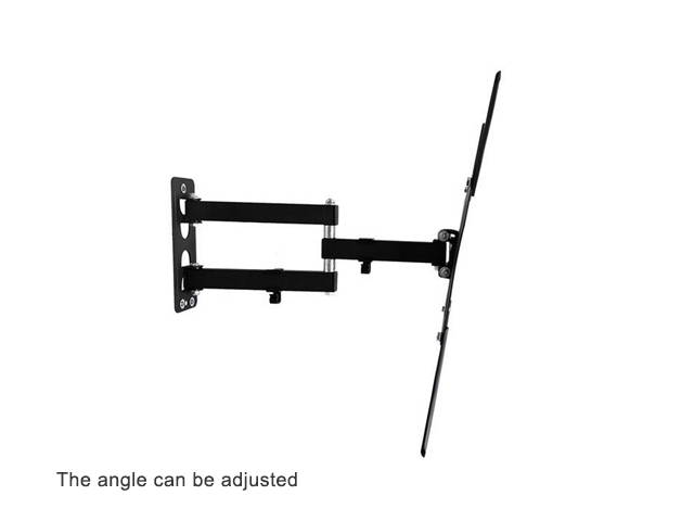 26-55" Adjustable Wall Mount Bracket Rotatable TV Stand with Spirit Level  Load Bearing 30kg / Maximum Vesa400 * 400 / Up and Down Adjustable - 5 ~ + 12 &deg; with Rotation 180 &deg;,TM08