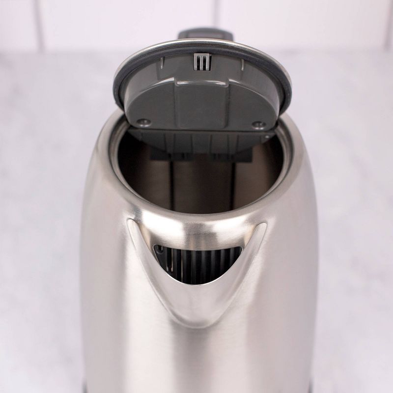 Capresso 4 Temperature Electric Water Kettle H2O Steel PLUS - Stainless Steel 278.05