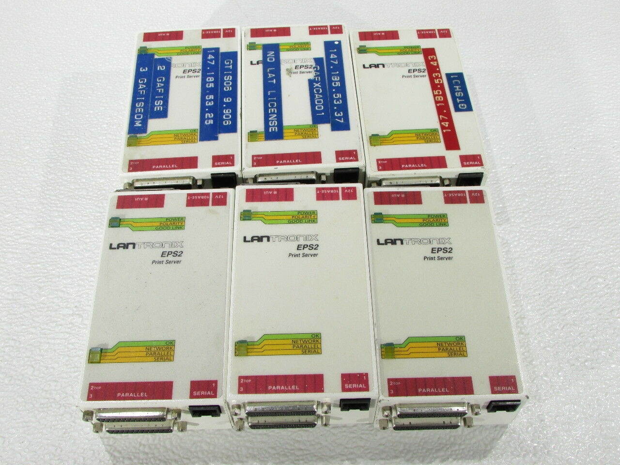 QTY (1) LANTRONIX EPS2 PRINT SERVER