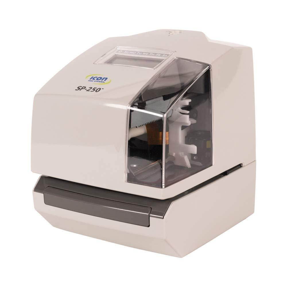 SP-250 Electronic Time Clock & Date Stamp is a multi-purpose machine that is commonly used for payroll, job costing or as document stamper. Free lifetime support + operational battery backup included.