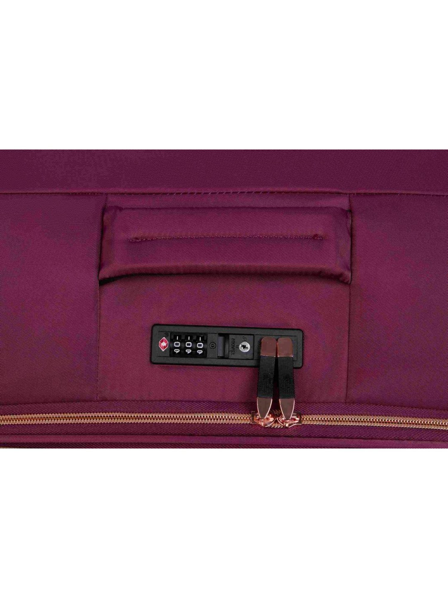 it luggage Bewitching Purple Underseater 18 inches Soft Case Trolley Bag with TSA Lock