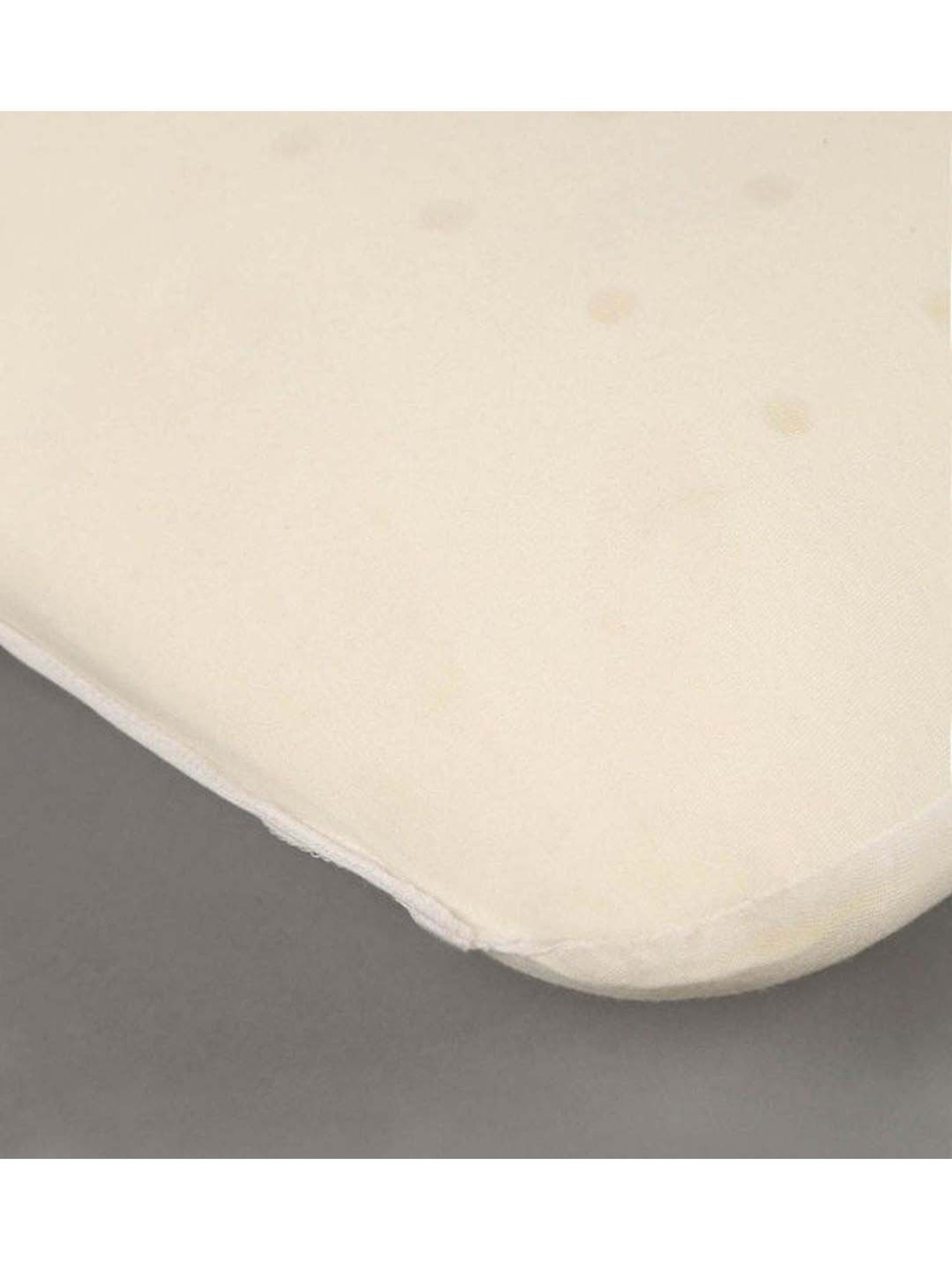 MFD HOME Furnishing Premium Cotton Off White Eva Memory Foam Pillow - Set of 1