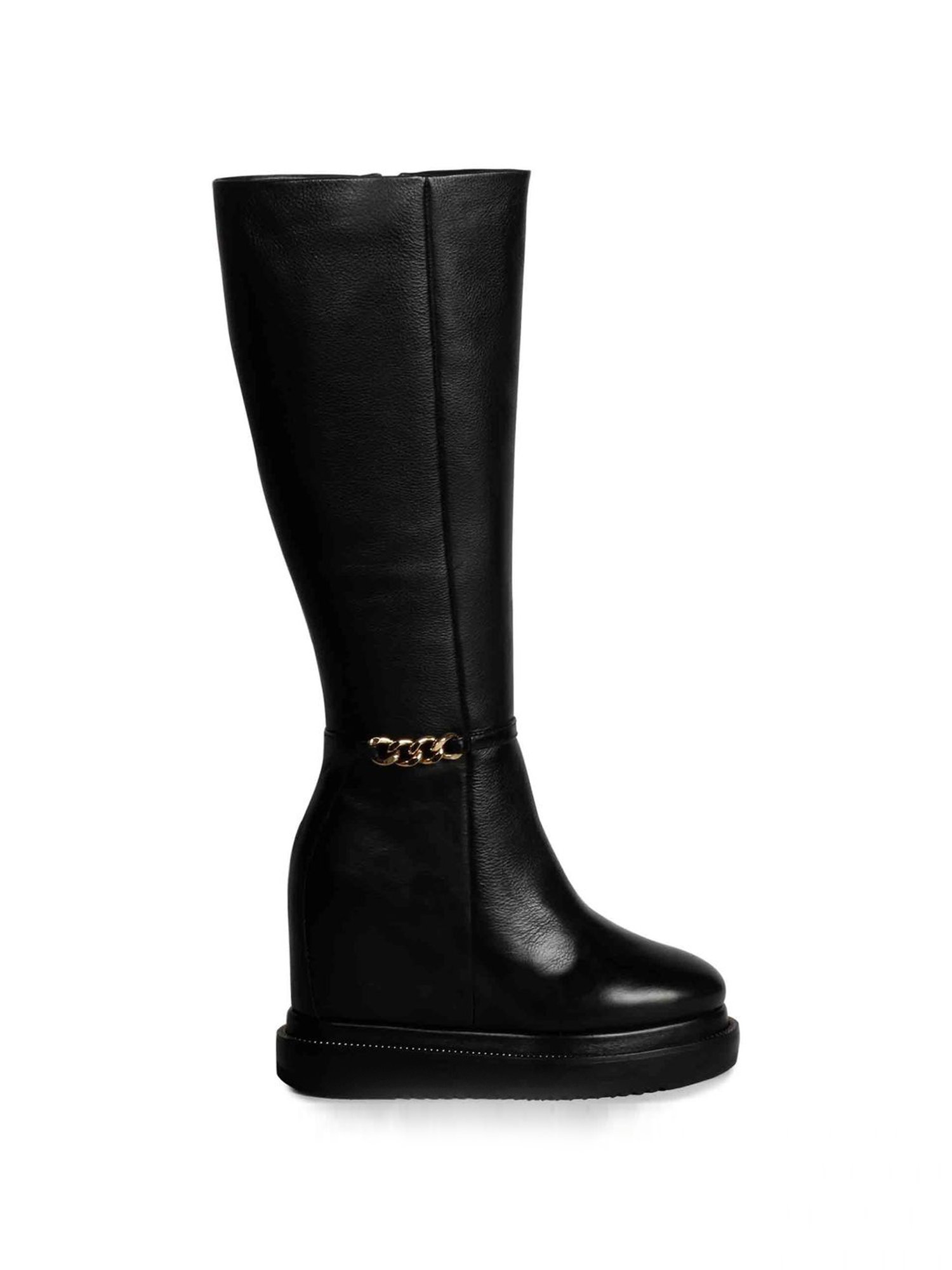 Saint G Women's Black Wedge Booties