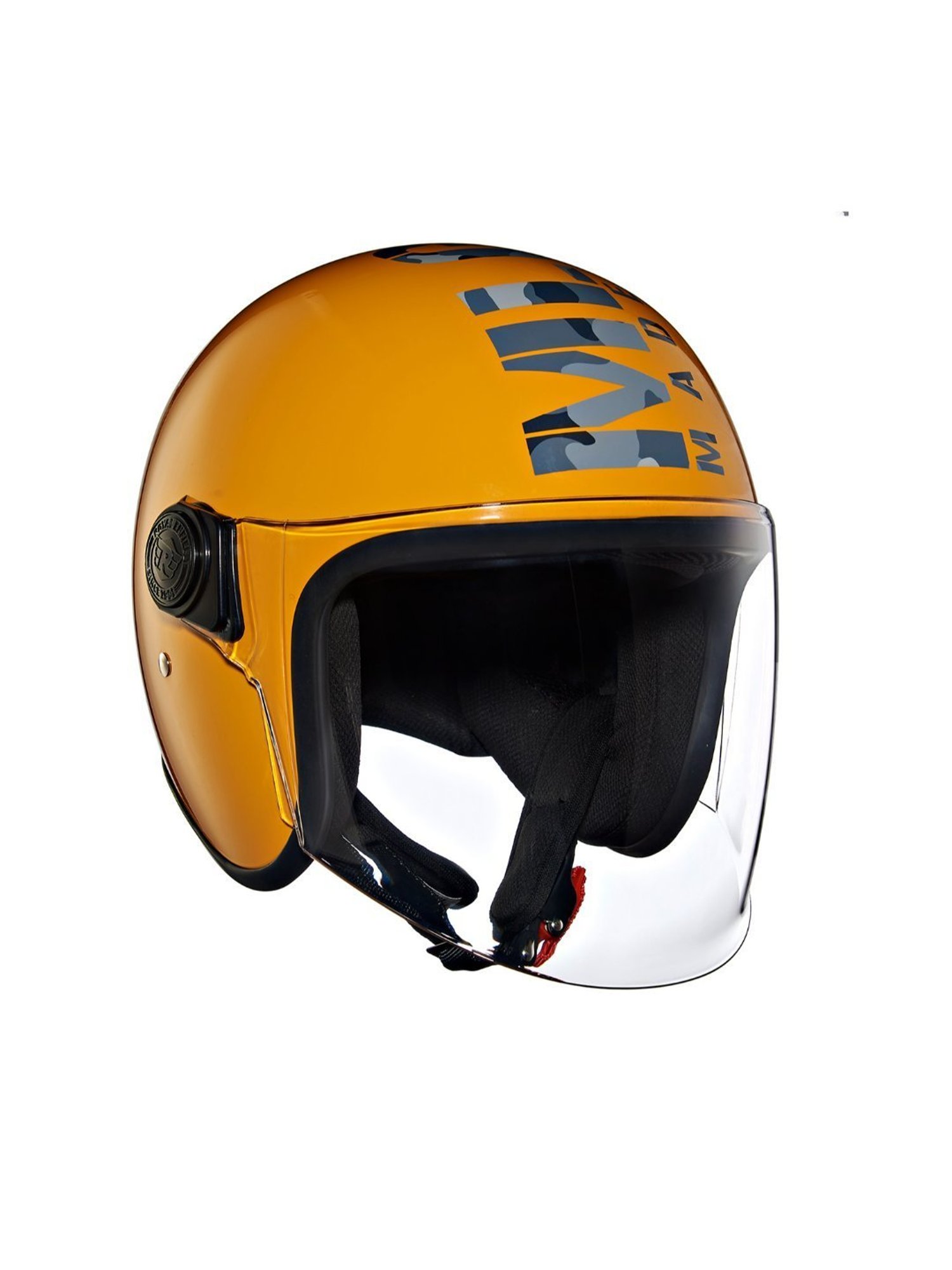 Royal Enfield Mustard Camo Coopter Camo MLG Open Face Helmet - XL