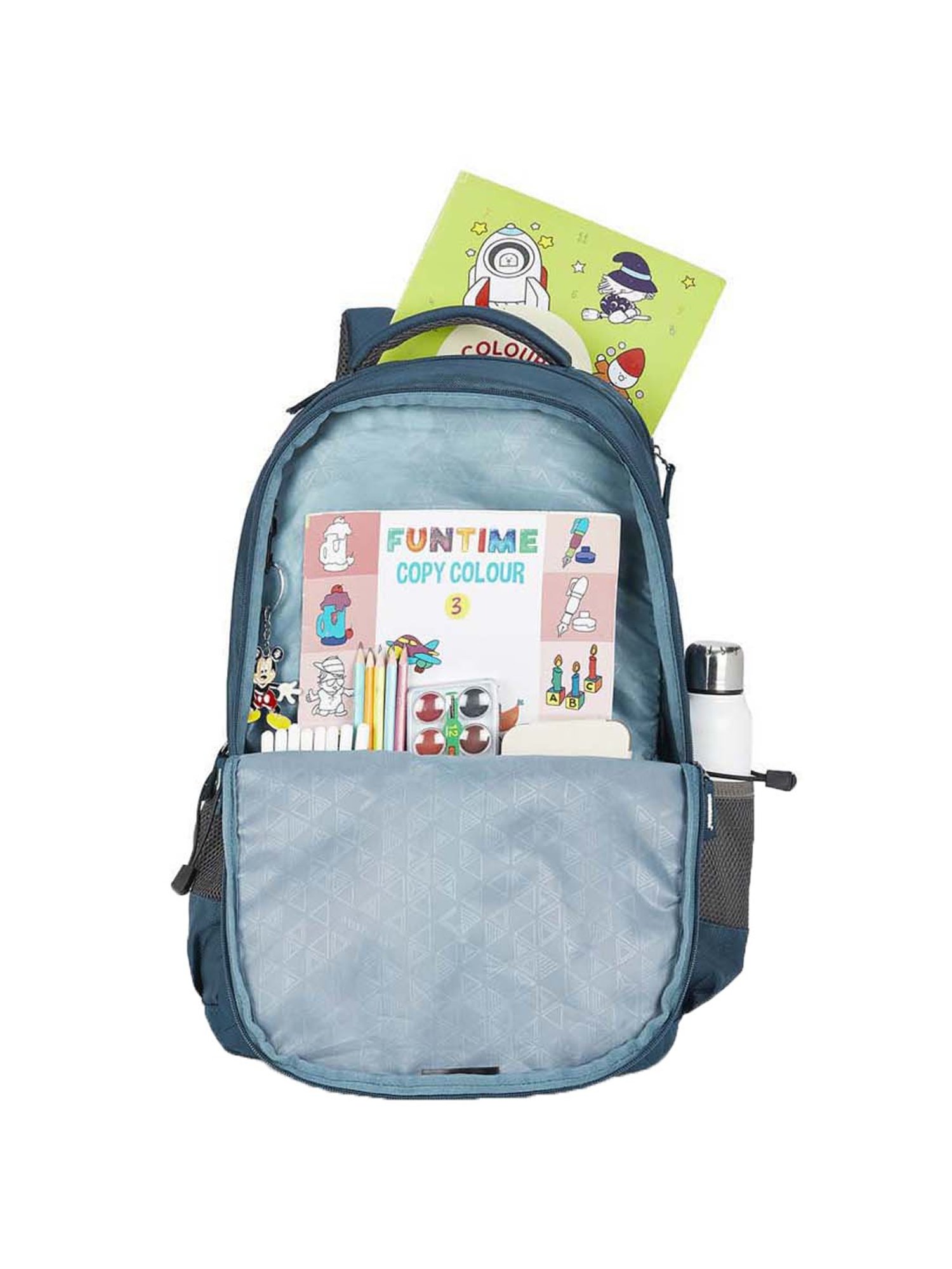 Aristocrat 31 Ltrs Red & Blue Medium Backpack