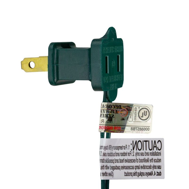 Brite Star 100ct Faceted LED C6 Christmas Lights Multi-Color - 33' Green Wire