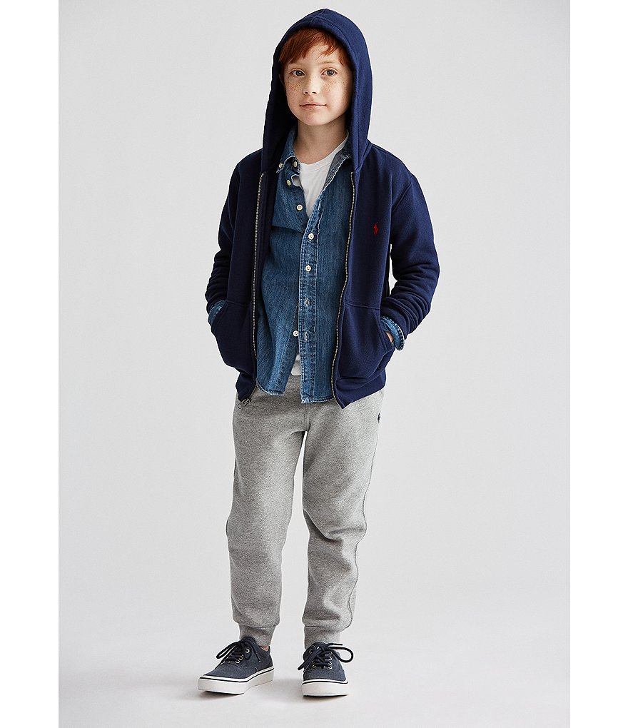 Polo Ralph Lauren Childrenswear Little Boys 2T-7 Full-Zip Hoodie