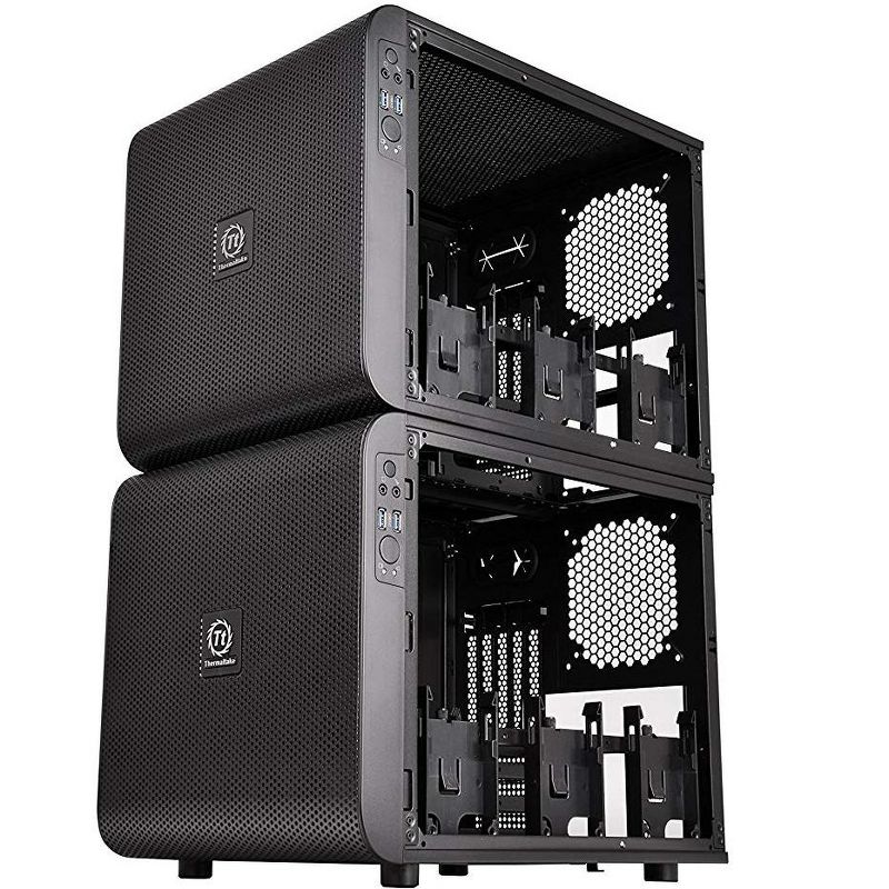 Fractal Design Node 202 Computer Case - Black - 2 x Bay - 1 x 450 W - Power Supply Installed - Mini ITX Motherboard Supported - 7.72 lb