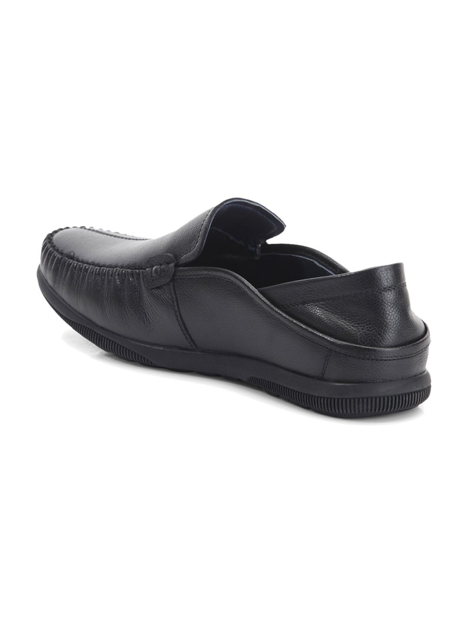 ID Men's Black Casual Loafers