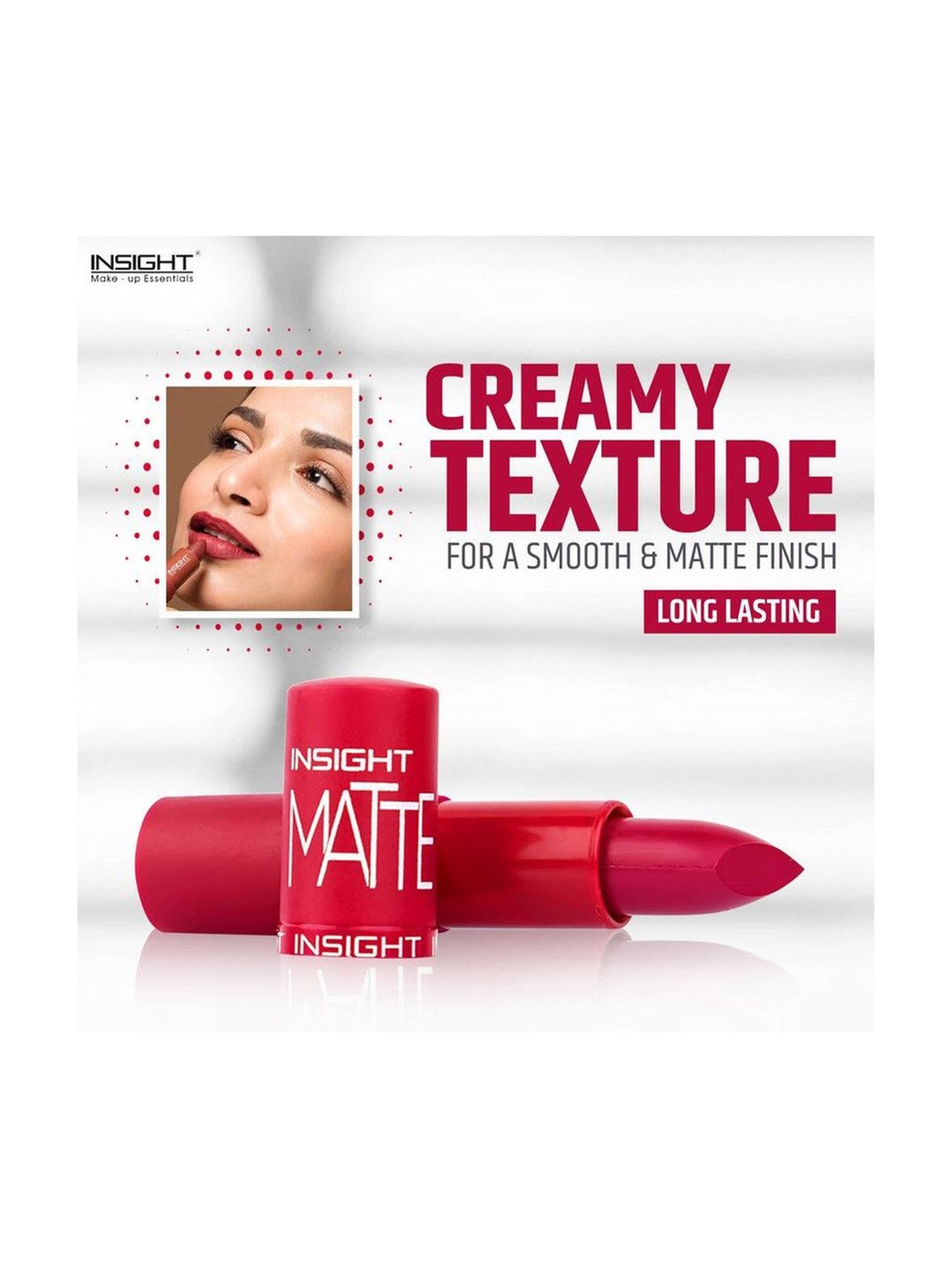 Insight Cosmetics Matte Lipstick Nude Coffee - 4.2 gm