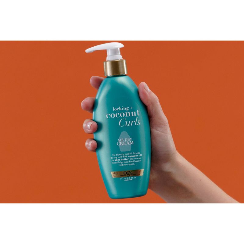 OGX Locking + Coconut Curls Air Dry Cream -  6oz
