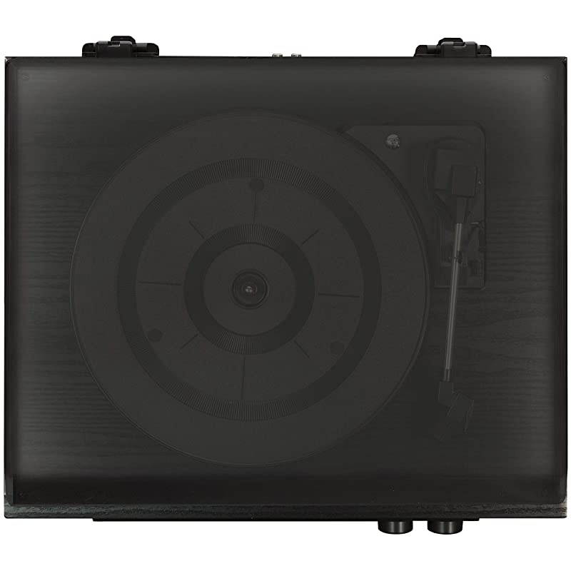 Ridgemont 3-Speed Turntable with Bluetooth, AM/FM Radio, CD Player, Cassette Deck, and Aux-in
