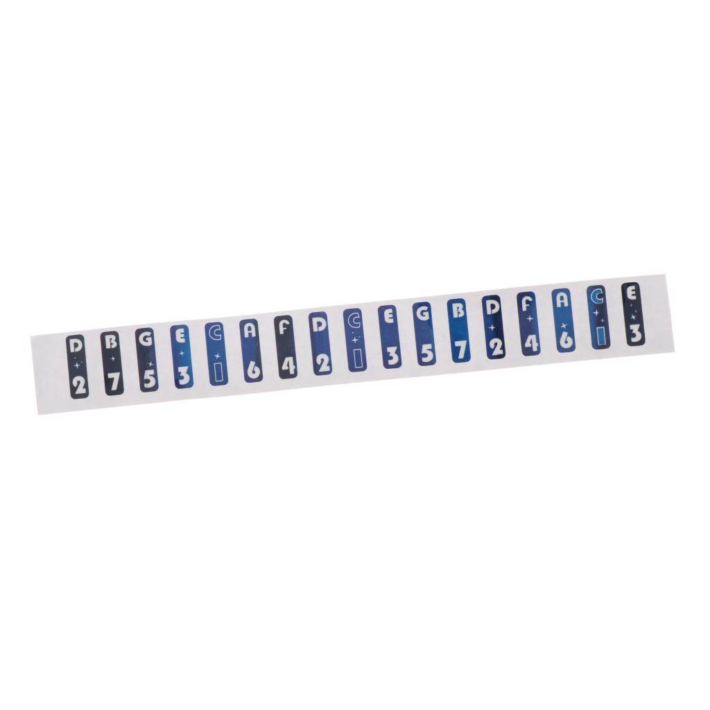 Kalimba Steel Key Logo Note Sticker for Beginner Learner Musical Set