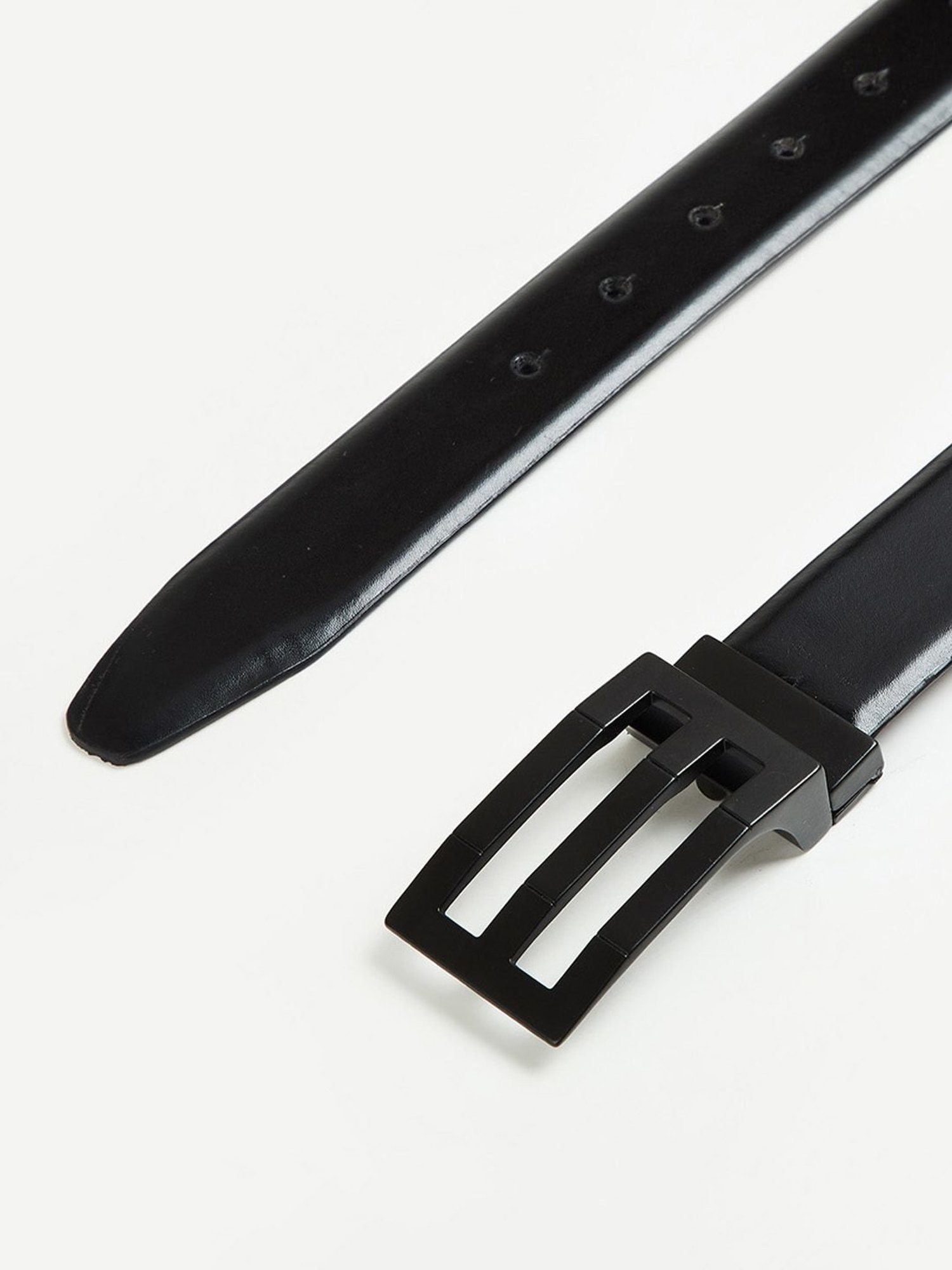 Code by Lifestyle Brown Leather Reversible Belt for Men