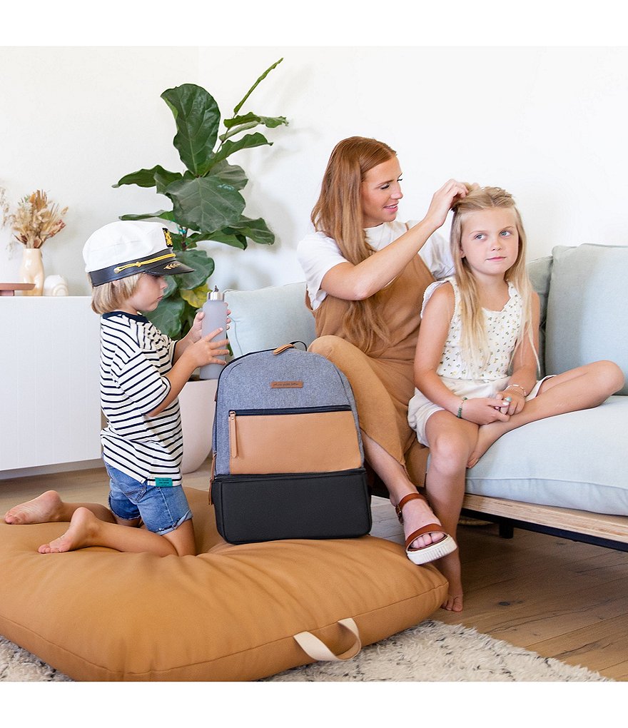 Petunia Pickle Bottom Colorblock Axis Canvas Backpack Diaper Bag