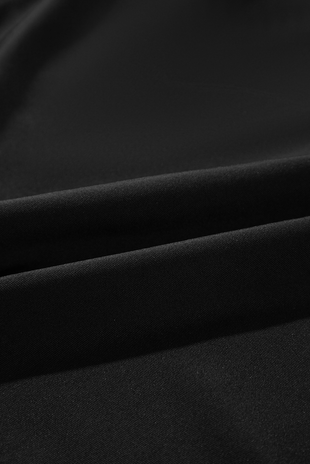 Black Plant Print Zip Front Half Sleeve One Piece Swimsuit