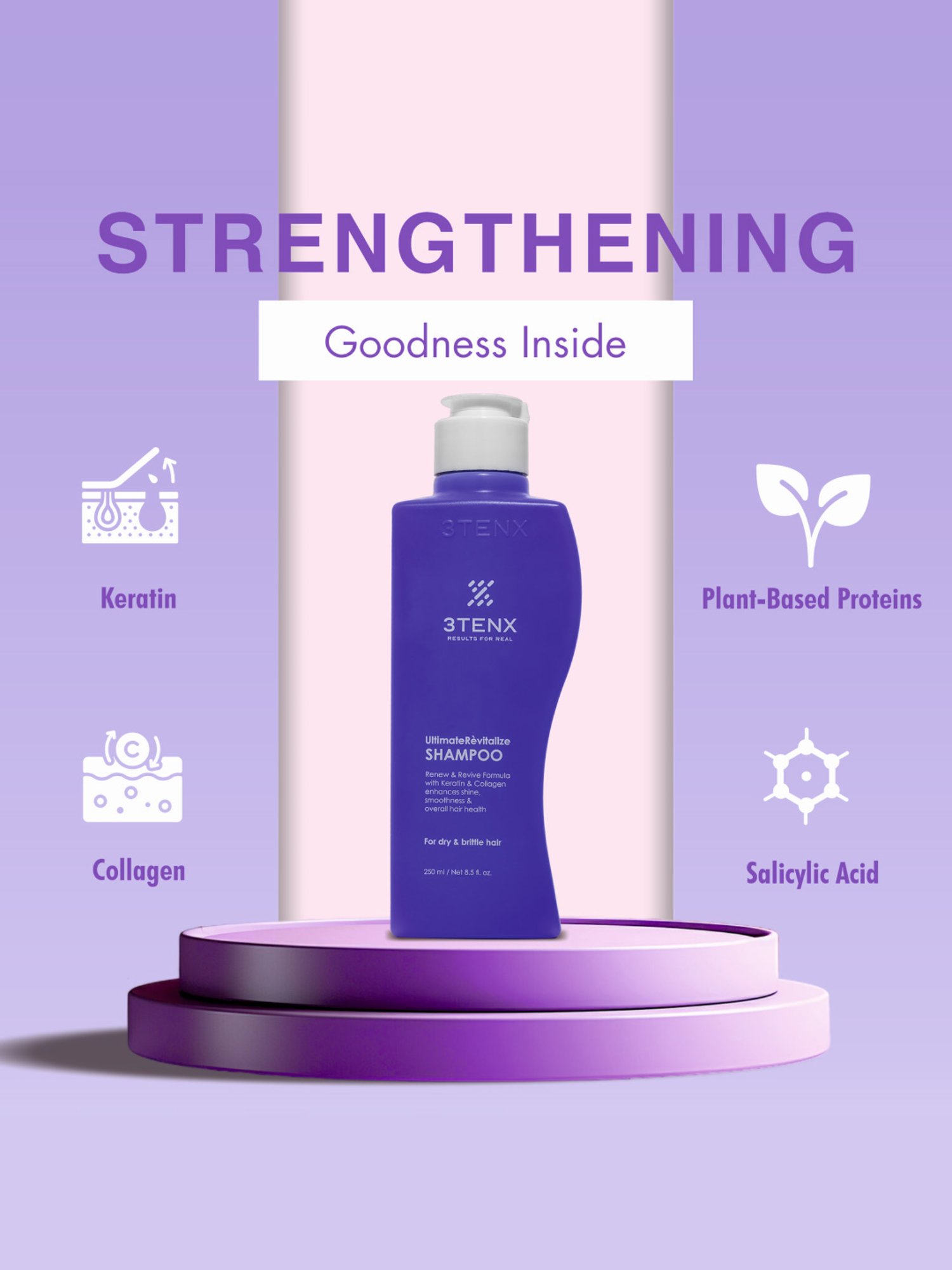 3TENX UltimateRevitalize Shampoo - 250 ml