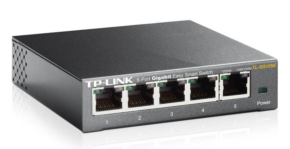 TP-Link 5-Port Gigabit Ethernet Web Managed Easy Smart Switch (TL-SG105E)