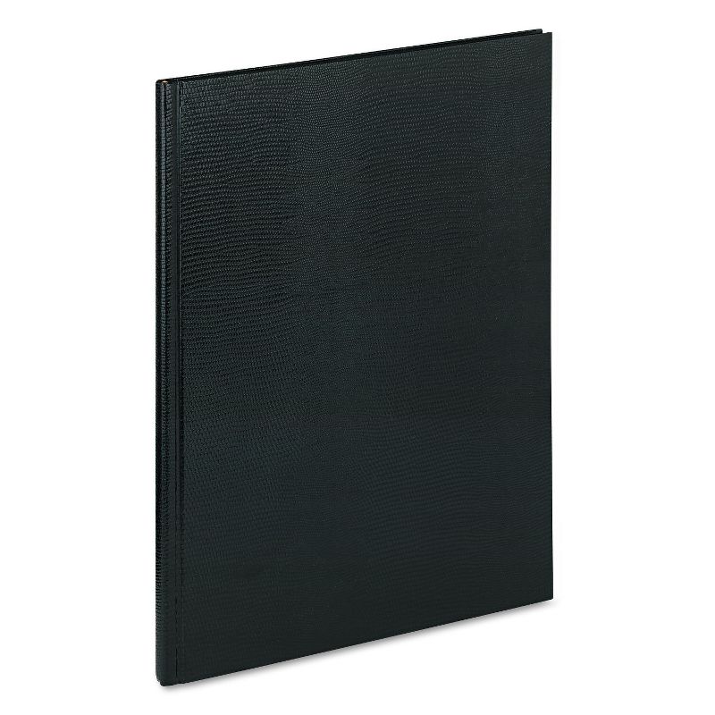 Blueline Large Executive Notebook w/Cover 10 3/4 x 8 1/2 Letter Black Cover 75 Sheets A1081