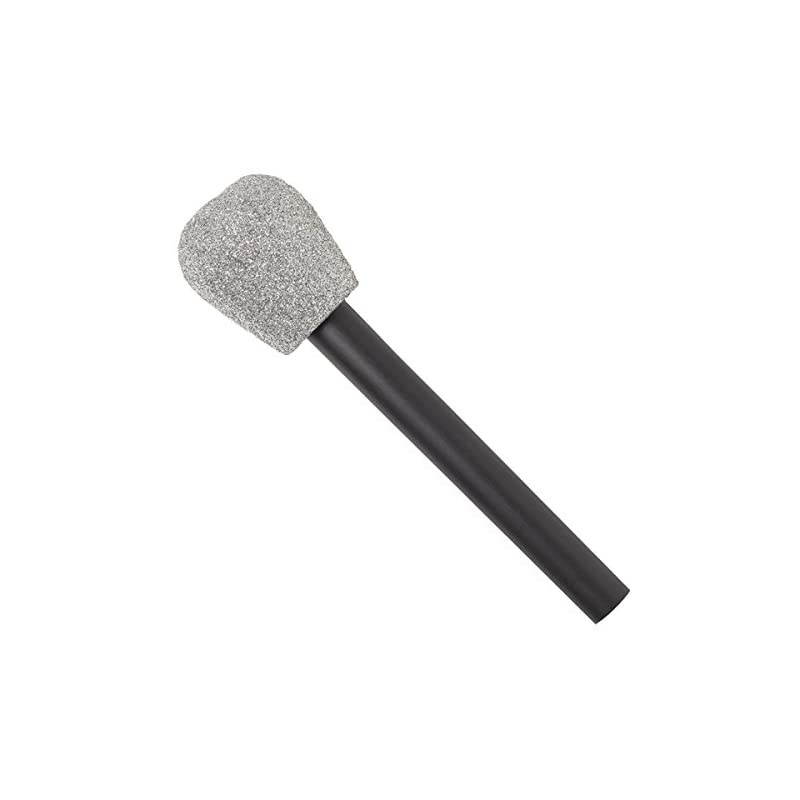 Novelties Awesome 80S Fashion Party Glitter Microphone Costume Accessory 9 Black Standard