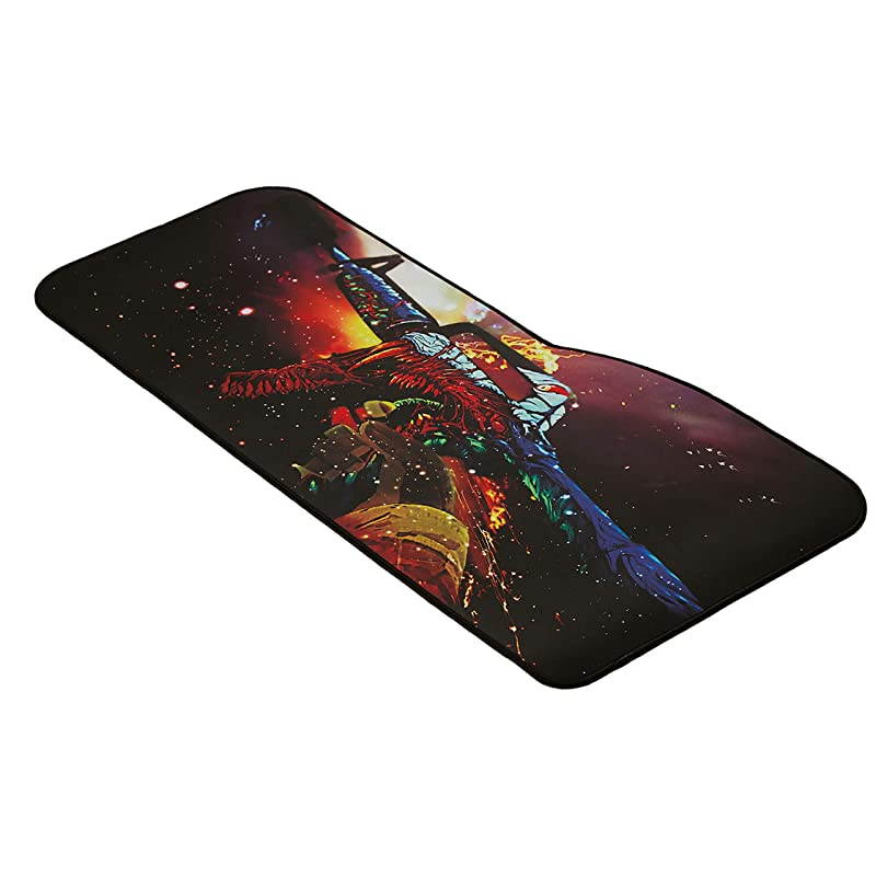 Extended Size Custom Professional Gaming Mouse Pad Anti Slip Rubber Base Stitched Edges Large Desk Mat 285 x 1275 x 012 Curve Assault Rifle
