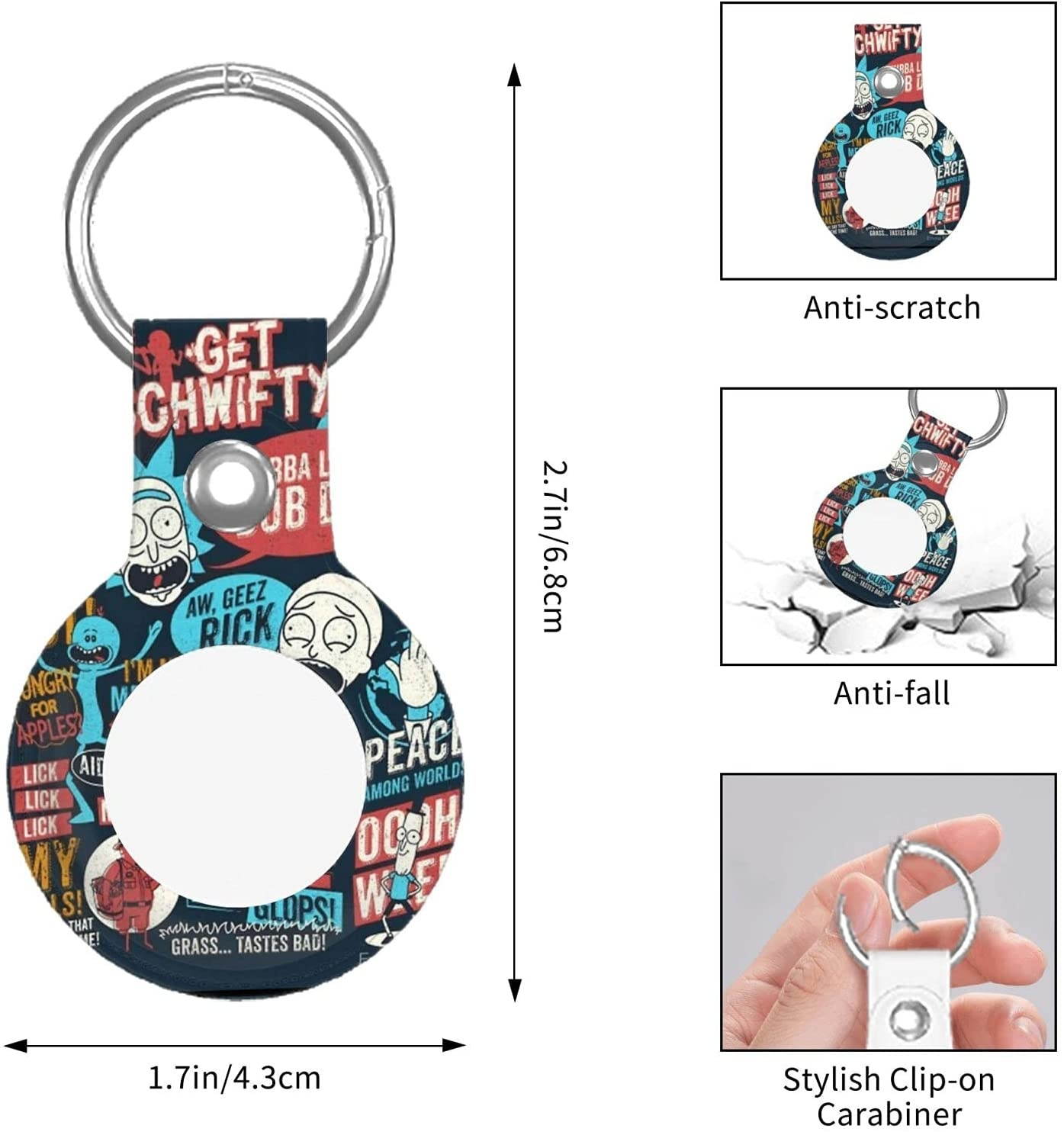 (2 Pack) Kids/Adults Anti-Lost Bracelet for AirTag, iZi Way Soft Silicone Wristband Watch Band Waterproof Protective Case Cover Holder for Apple Air Tag Tracker - Orange/Yellow