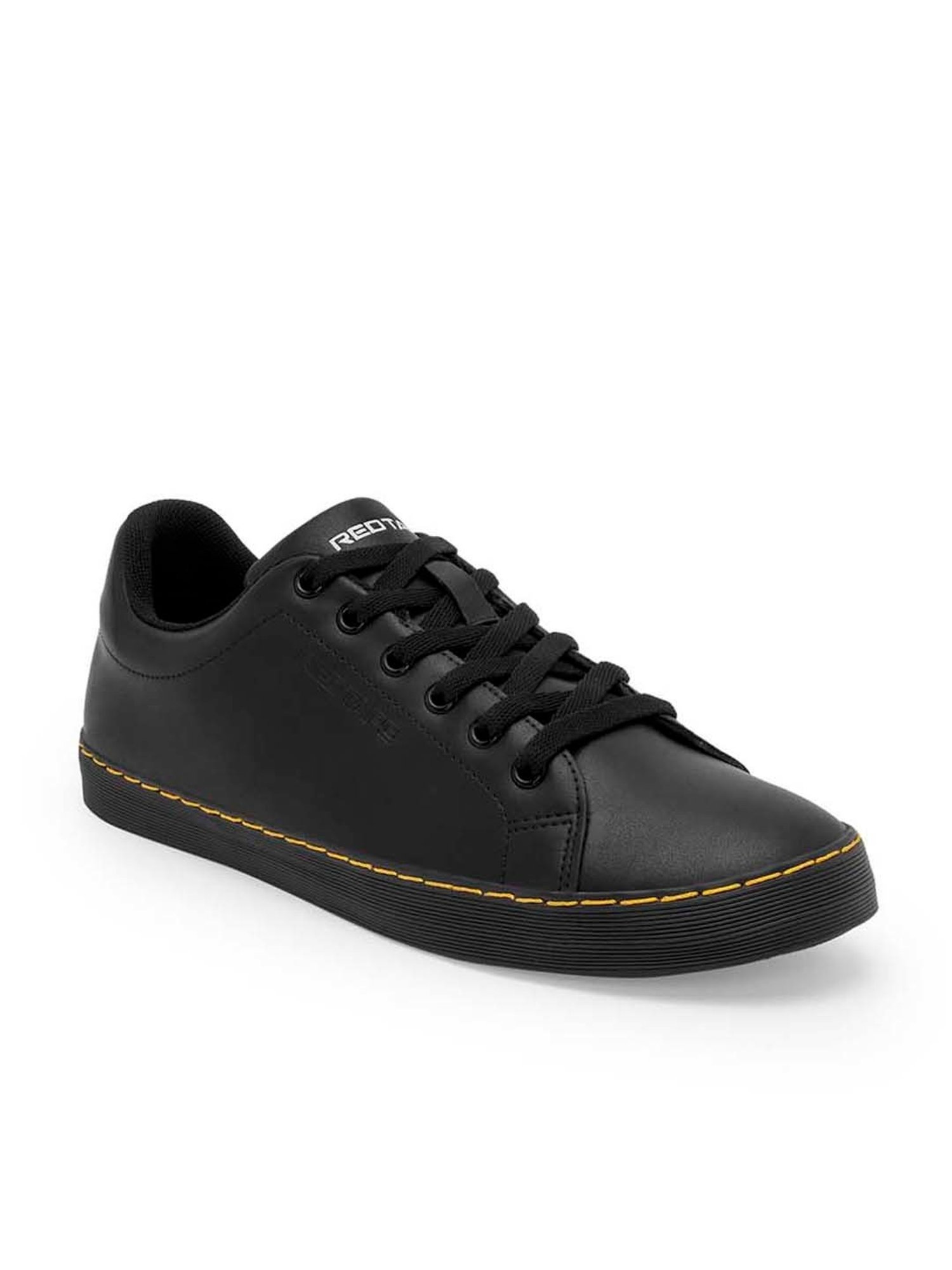 Red Tape Men's Black Casual Sneakers