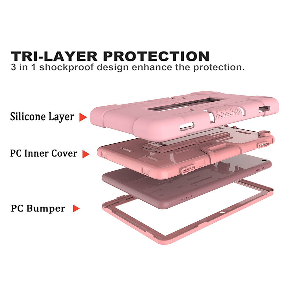 Mignova for Amazon Fire HD 8 2020 Case, Fire HD 8 Plus Case Heavy Duty Drop-Proof Shock-Proof Rugged Hybrid Case with Kickstand for Amazon Fire HD 8 2020 / Fire HD 8 Plus Tablet 10th Gen 2020