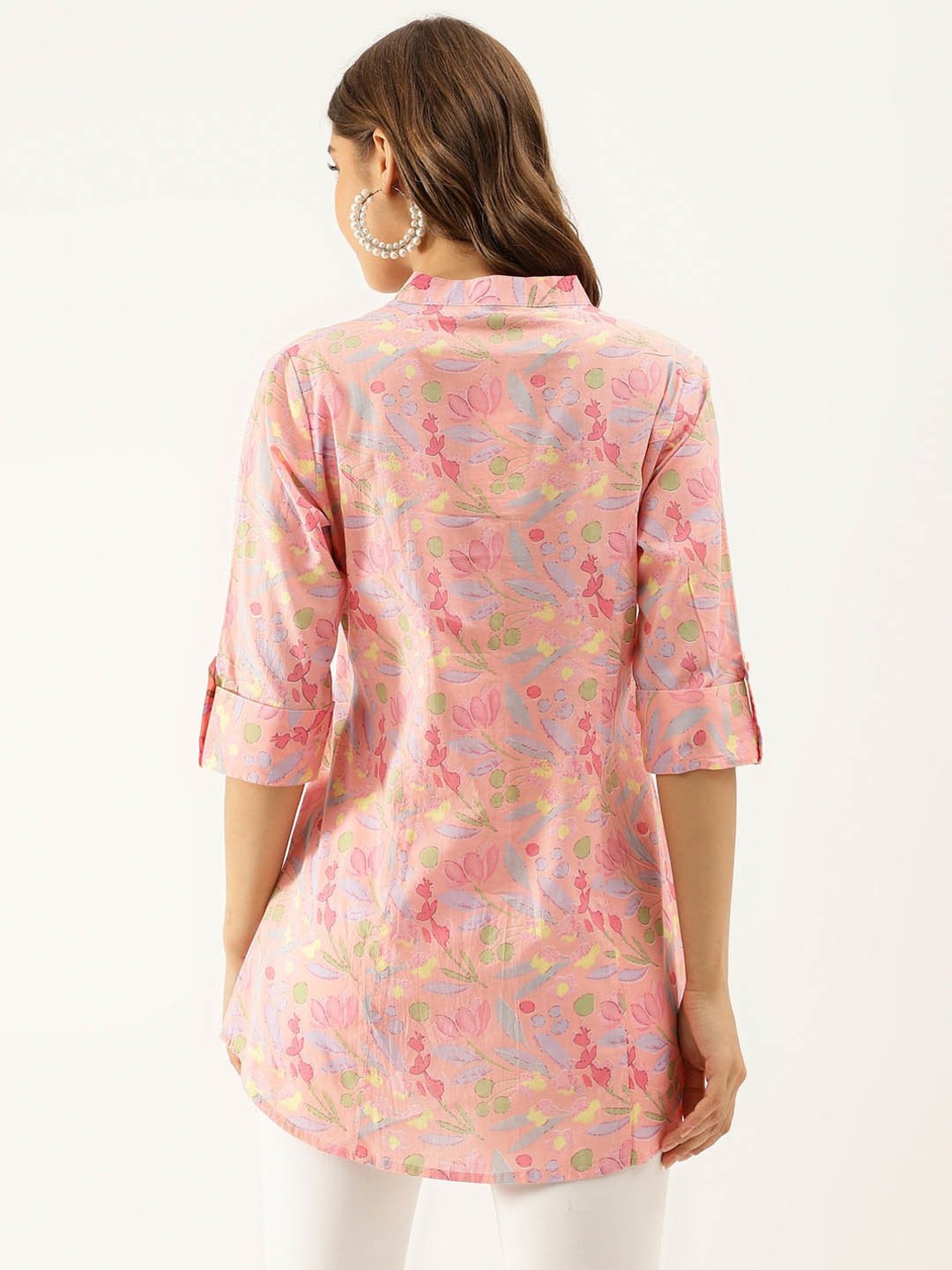 Divena Pink Printed Top