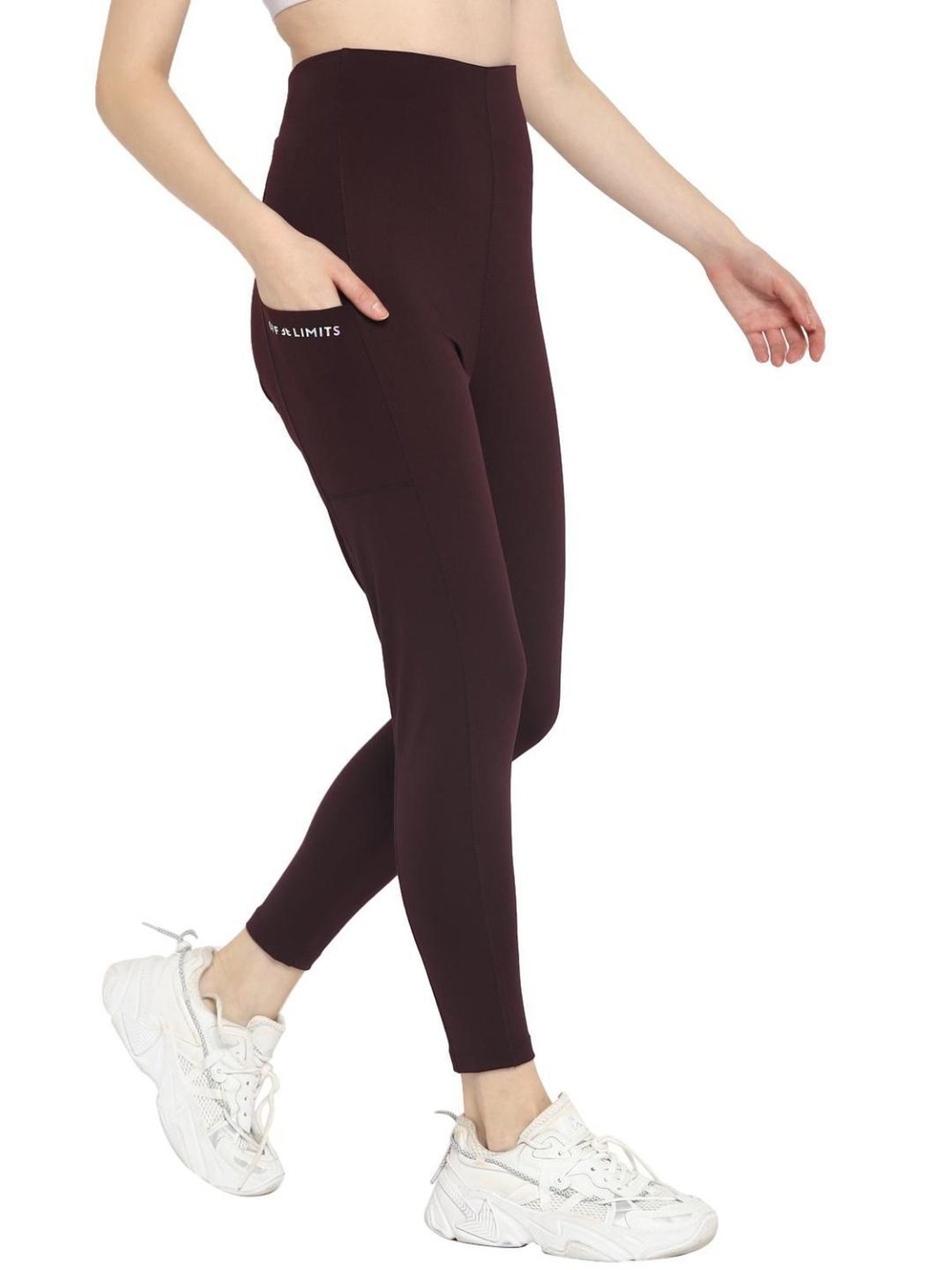 OFF LIMITS Maroon Tights