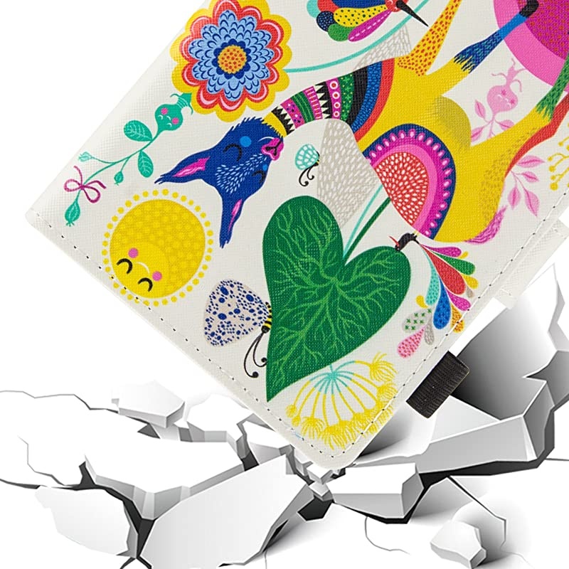 Case for Kindle Paperwhite (6 Inch, Include 10th Generation 2018 /7th Generation 2015 2016 /6th Generation 2013 /5th Generation 2012), Slim Lightweight Leather Wallet Cute Cover, Colorful Sheep