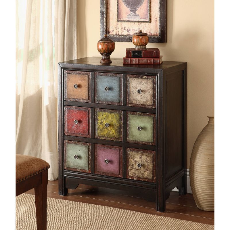 Conde 3 Drawer Chest Weathered Brown - Treasure Trove Accents