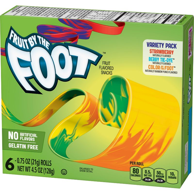 Fruit by the Foot Variety Pack Fruit Snacks - 6ct